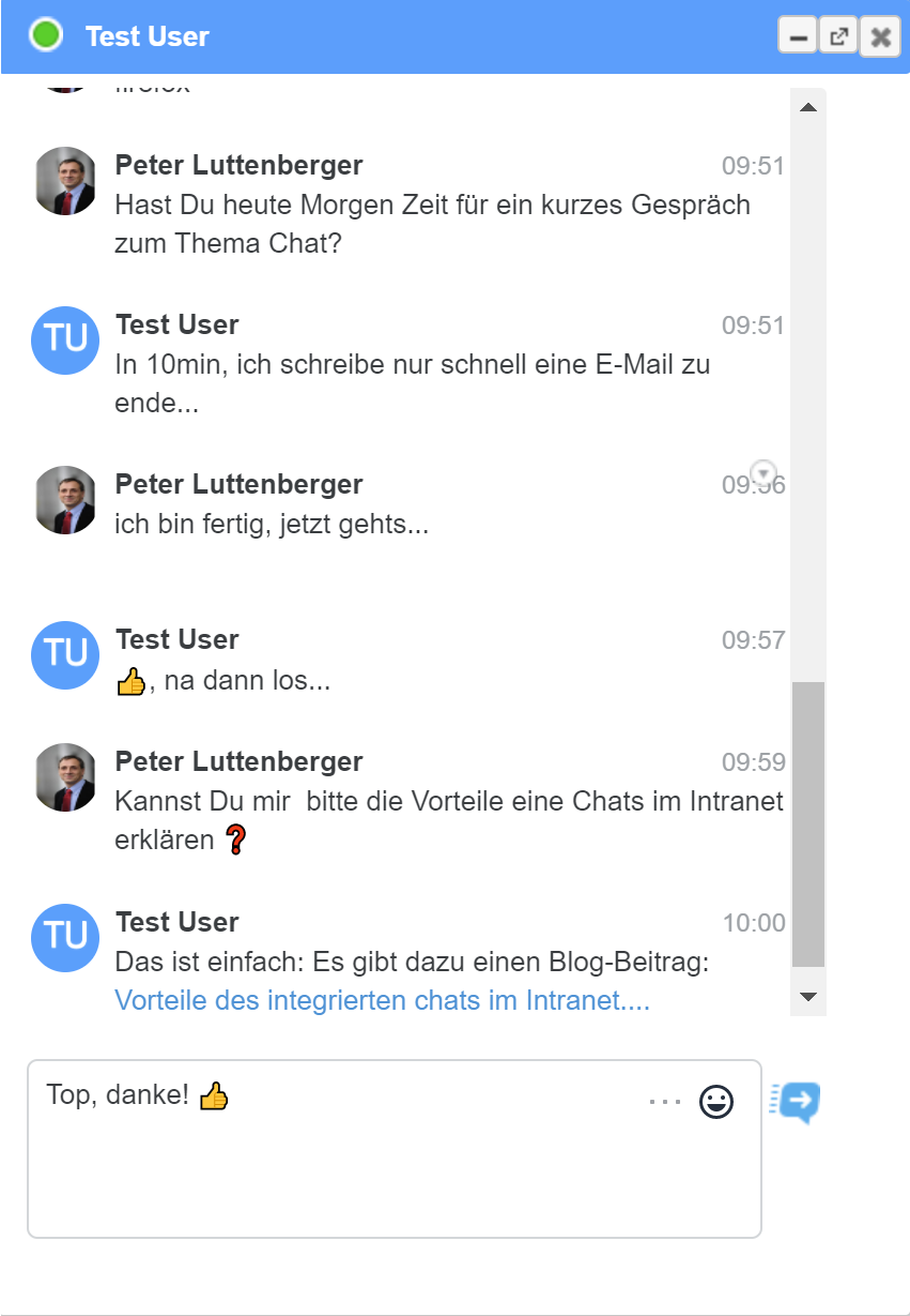Hyperwave Intranet Chat