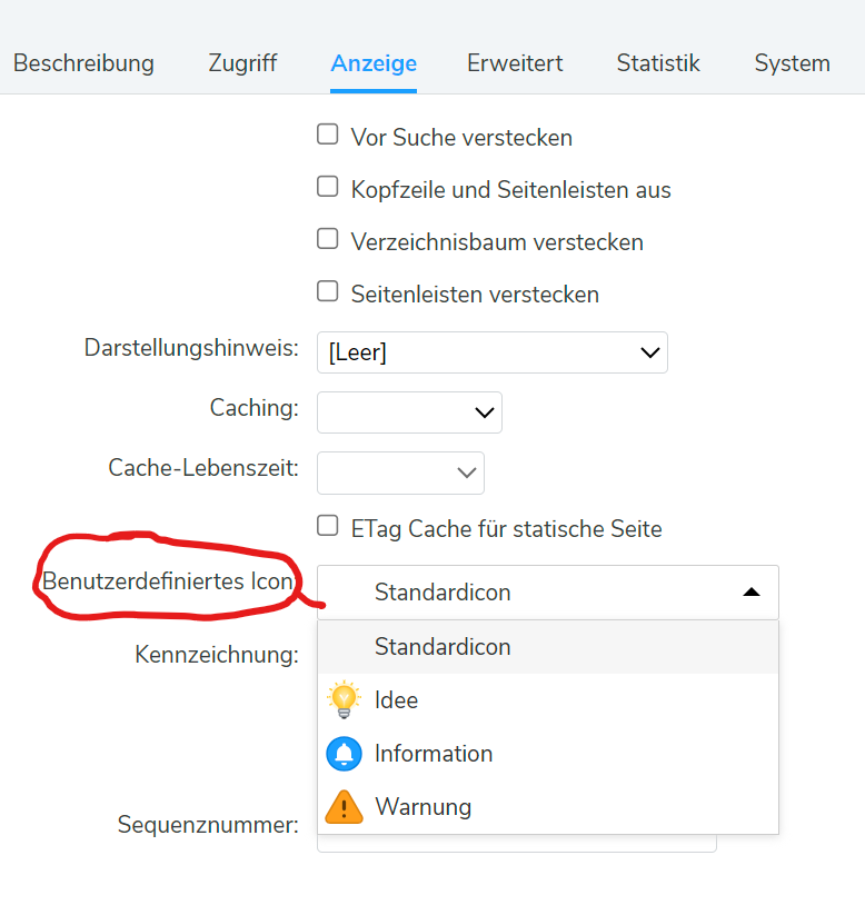Eigenes Icon für den Dokumenttyp