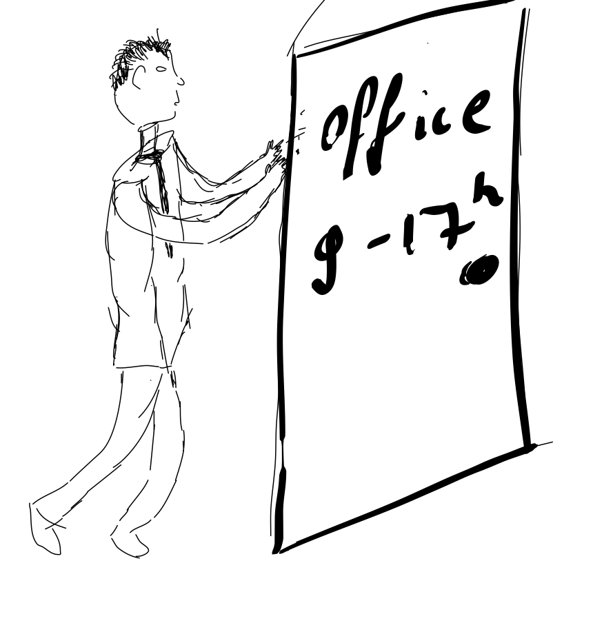 Going to the office