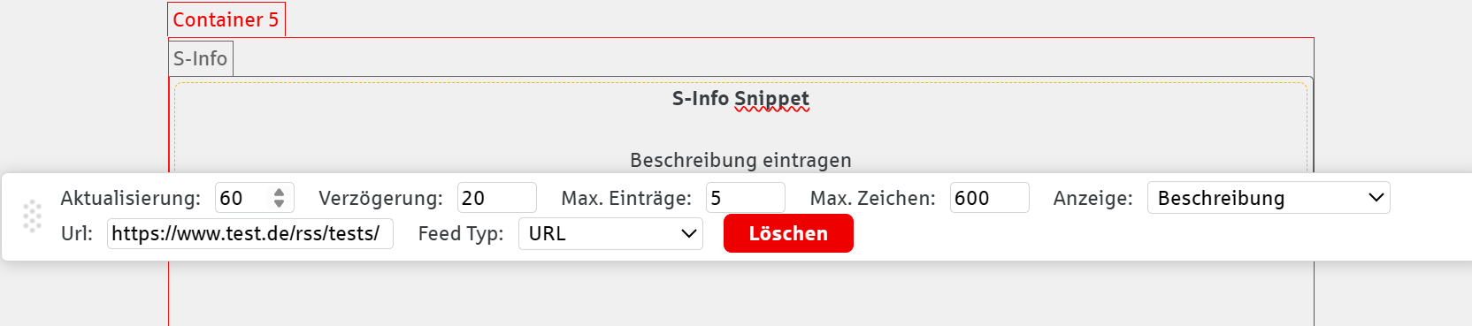 S-Info-Snippet