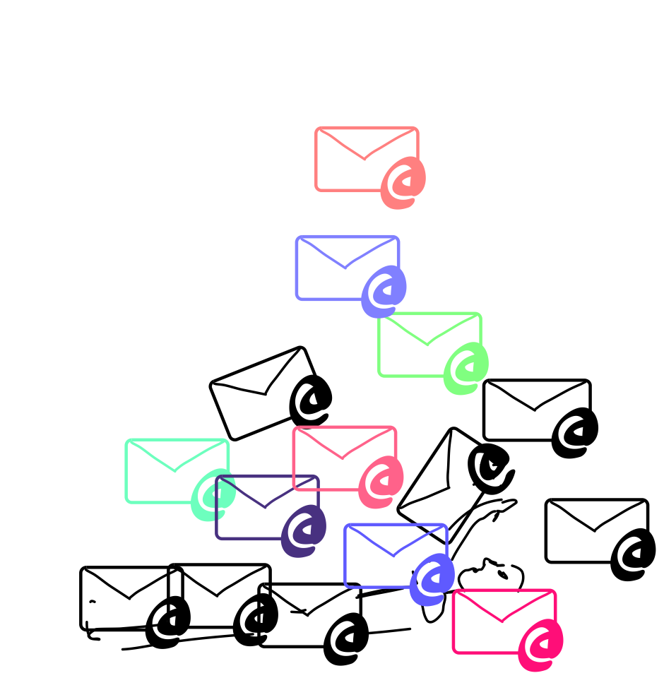drowning in e-mails